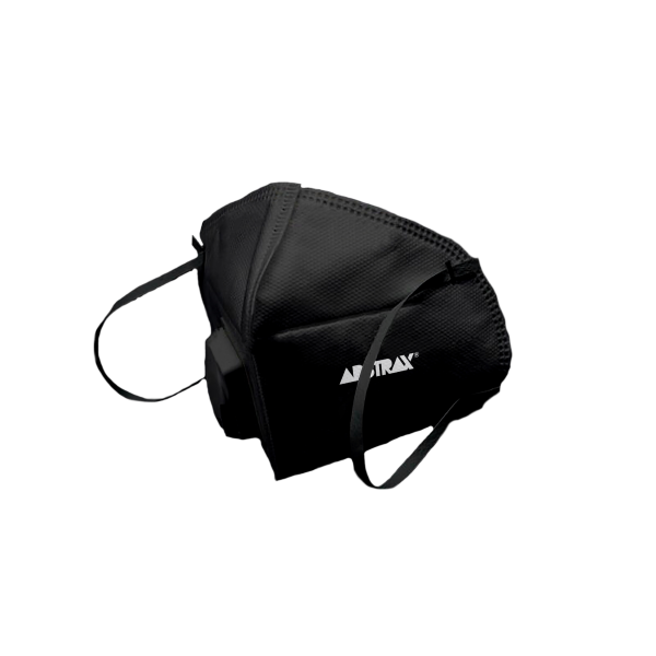 ABSTRAX® KN95 BLACK MASK WITH VALVE (1 PIECE) RESTOCK
