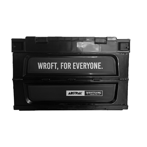 ABSTRAX® x WROFTGANG 50L CONTAINER BOX - COLLABORATION SERIES v1.0 (BLACK)