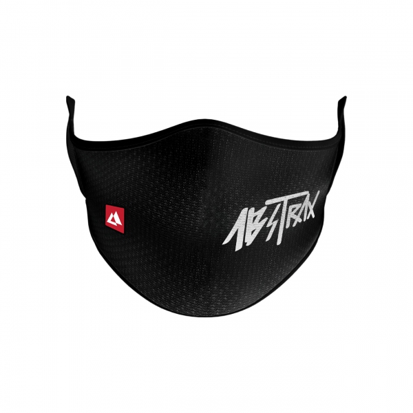 ABSTRAX® WASHABLE 2-LAYER MICROFIBER FACEMASK WITH POCKET (HYPER-LETTER)