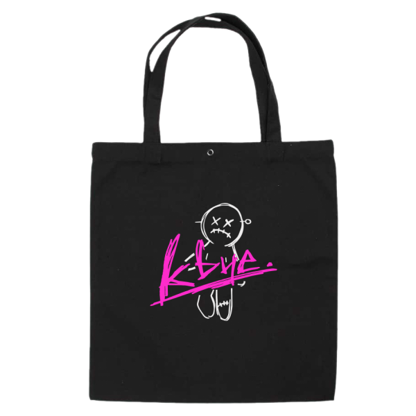 ABSTRAX® x EMPTY PAGE! 'KBYE' LIMITED EDITION TOTE-BAG (BLACK)
