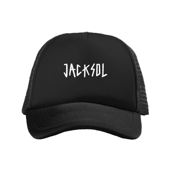 JACKSOL™ TRUCKER HAT (BLACK/WHITE)