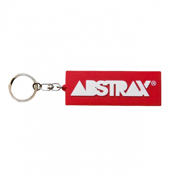 ABSTRAX LOGOBOX RUBBER KEYCHAIN 2020 (RED)