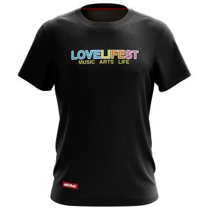 ABSTRAX LOVELIFEST TYPO SHORT-SLEEVE (LIMITED)