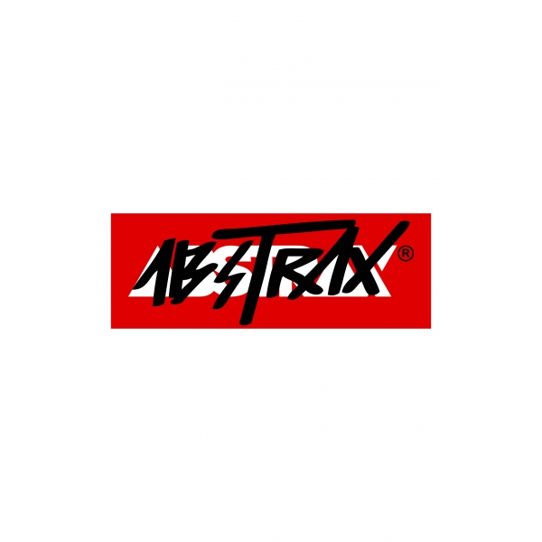 ABSTRAX® HYPERLETTER STICKER LOGOBOX BUFF (12.5cm x 4.5cm)