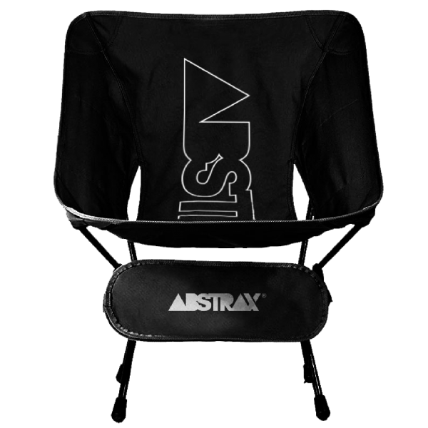 ABSTRAX® RECREATION - CAMPING MOON CHAIR (BLACK)