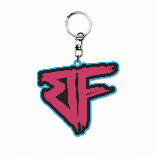 ABSTRAX® X BUNKFACE RUBBER KEYCHAIN LIMITED EDITION 2021 (PINK/BLUE)