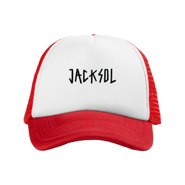 JACKSOL™ TRUCKER HAT (RED/WHITE)