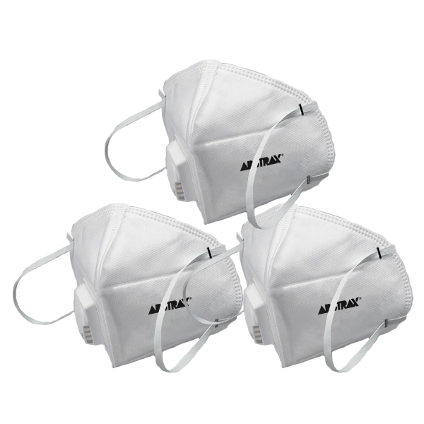 ABSTRAX® KN95 WHITE MASK WITH VALVE (SET OF 3) RESTOCK