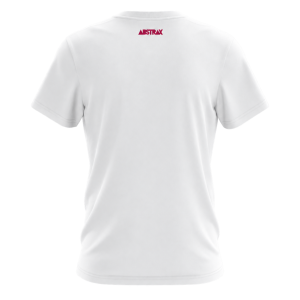 ABSTRAX_White_Tshirt_Back_Mockup_Transparent ABSTRAX® RETRO 80s SERIES (MIAMI) WHITE T-SHIRT