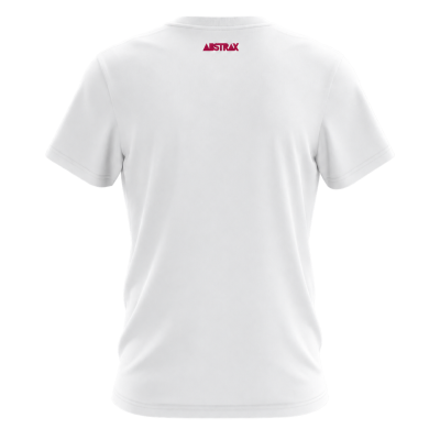 ABSTRAX_White_Tshirt_Back_Mockup_Transparent ABSTRAX® RETRO 80s SERIES (MIAMI) WHITE T-SHIRT