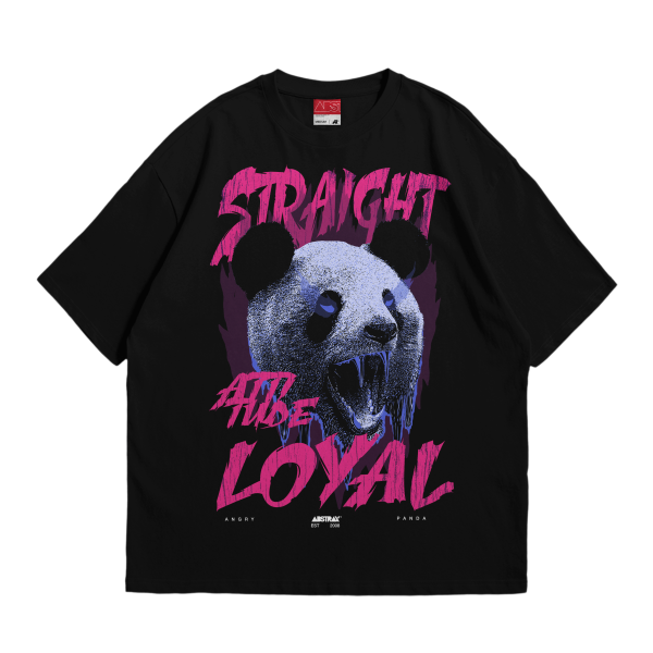 ABSTRAX® MISCHIEF 'PINK PANDA' GRAFFITI OVERSIZE T-SHIRT (2023)