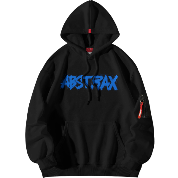 ABSTRAX® MISCHIEF 'BLUE PANDA' GRAFFITI HOODIE (2023)