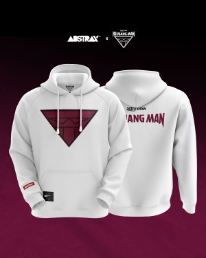 ABSTRAX® x KELUANG MAN "EMBLEM" HOODIE WHITE (2025) PRE-ORDER