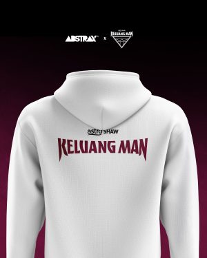 ABSTRAX® x KELUANG MAN "EMBLEM" HOODIE WHITE (2025) PRE-ORDER