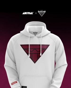 ABSTRAX® x KELUANG MAN "EMBLEM" HOODIE WHITE (2025) PRE-ORDER