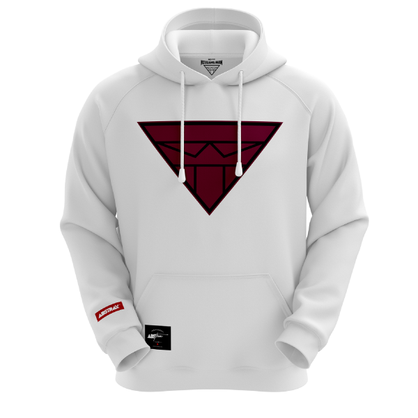 ABSTRAX® x KELUANG MAN "EMBLEM" HOODIE WHITE (2025)