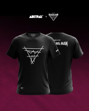 ABSTRAX® x KELUANG MAN "SKETCH" LOGO BLACK T-SHIRT (2025)