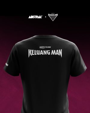 ABSTRAX® x KELUANG MAN "SKETCH" LOGO BLACK T-SHIRT (2025)