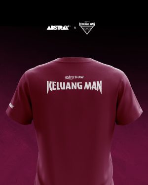 ABSTRAX® x KELUANG VS EVERYBODY PARODY MAROON T-SHIRT (2025)