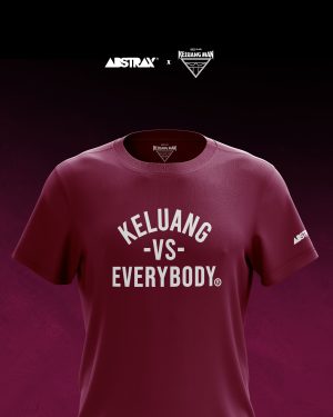 ABSTRAX® x KELUANG VS EVERYBODY PARODY MAROON T-SHIRT (2025)