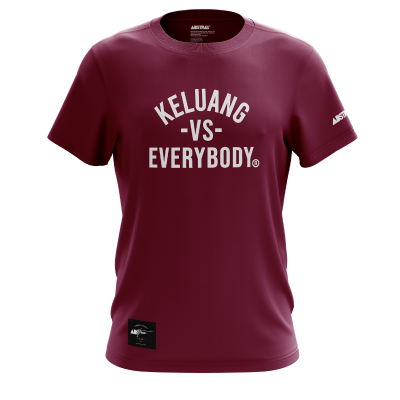 ABSTRAX® x KELUANG VS EVERYBODY PARODY MAROON T-SHIRT (2025)