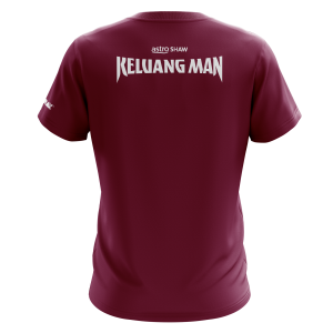 ABSTRAX® x KELUANG VS EVERYBODY PARODY MAROON T-SHIRT (2025) READY-STOCK