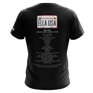 ABSTRAX® x ELLA USA 30th ANNIVERSARY LIVE-IN-CONCERT T-SHIRT