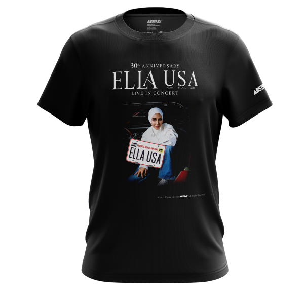 ABSTRAX® x ELLA USA 30th ANNIVERSARY LIVE-IN-CONCERT T-SHIRT