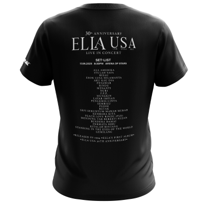 ABSTRAX® x ELLA USA HOLLYWOOD SIGN 30TH ANNIVERSARY LIVE-IN-CONCERT T-SHIRT