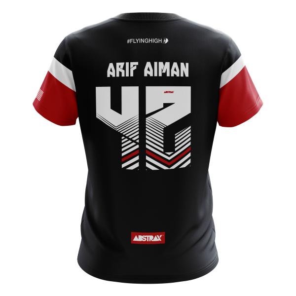 ABSTRAX CUSTOM NAMESET (9 ALPHABETS + 2 NUMBERS) - JERSEY SOLD SEPARATELY