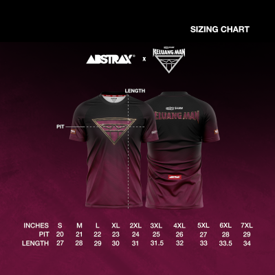 ABSTRAX® x KELUANG MAN "3D EMBLEM" FUN RUN JERSEY SHORT
