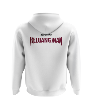 ABSTRAX® x KELUANG MAN "EMBLEM" HOODIE WHITE (2025) PRE-ORDER