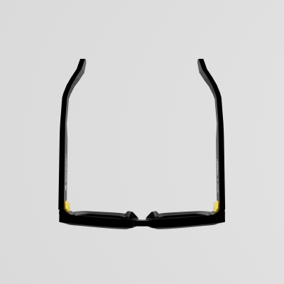 ABSTRAX® EYEWEAR – FRONTIER (JET BLACK) | LIMITED EDITION ACETATE SUNGLASSES WITH POLARIZED LENSES 2025