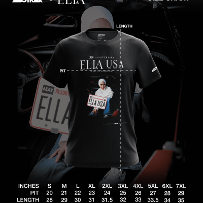 ABSTRAX® x ELLA USA 30th ANNIVERSARY LIVE-IN-CONCERT T-SHIRT