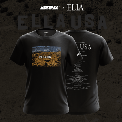 ABSTRAX® x ELLA USA HOLLYWOOD SIGN 30TH ANNIVERSARY LIVE-IN-CONCERT T-SHIRT