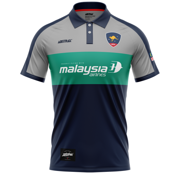 RTA-Mock-Up-Front ABSTRAX® #ROADTOAUSTRALIA POLO SHIRT GREEN (REISSUE PRE-ORDER) 2026