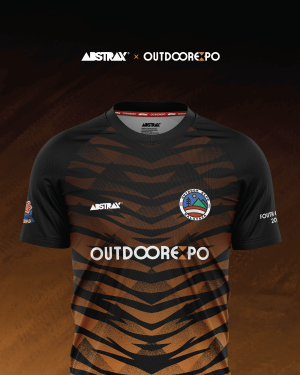 ABSTRAX x PJ INTERNATIONAL OUTDOOR EXPO 2025 TIGER  STRIPE JERSEY (SHORT-SLEEVE)