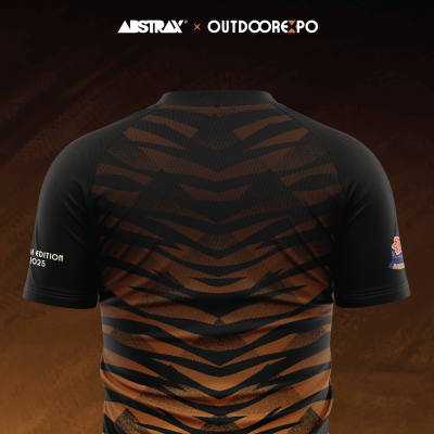 ABSTRAX x PJ INTERNATIONAL OUTDOOR EXPO 2025 TIGER  STRIPE JERSEY (SHORT-SLEEVE)