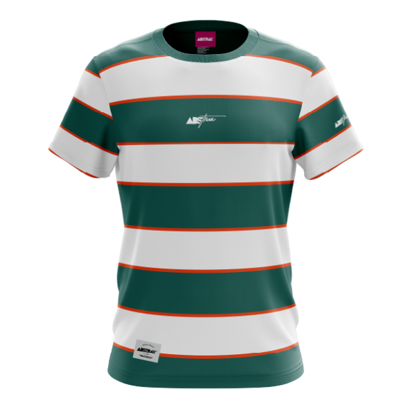 ABSTRAX® STRIA SERIES II (GREEN/ORANGE) STRIPE T-SHIRT