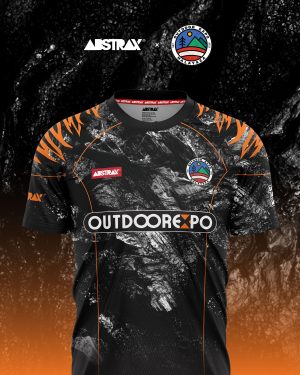 ABSTRAX® x OUTDOOR EXPO 2026 BLACK EVEREST JERSEY (SHORT-SLEEVE)