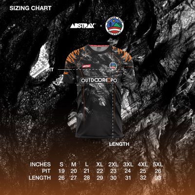 ABSTRAX® x OUTDOOR EXPO 2026 BLACK EVEREST JERSEY (SHORT-SLEEVE)
