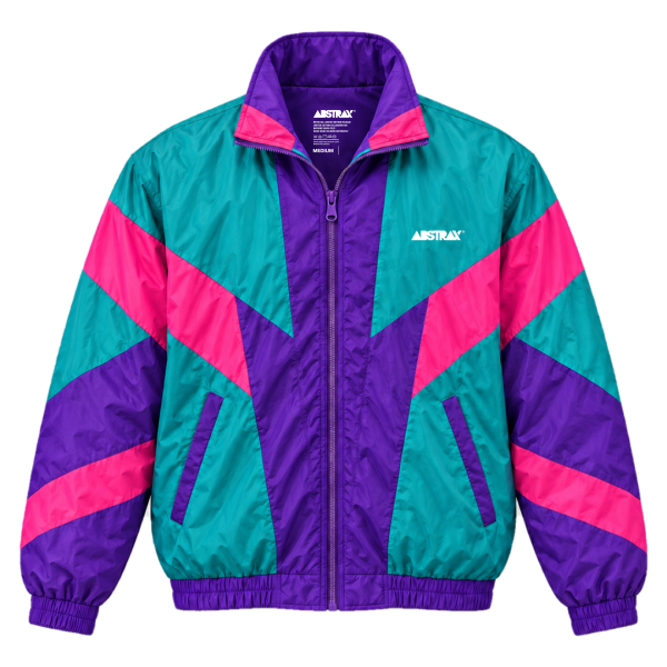 ABSTRAX_Jacket_Front_Transparent_1080x1350_fixed 2 ABSTRAX® 80s RETRO VECTOR WINDBREAKER JACKET